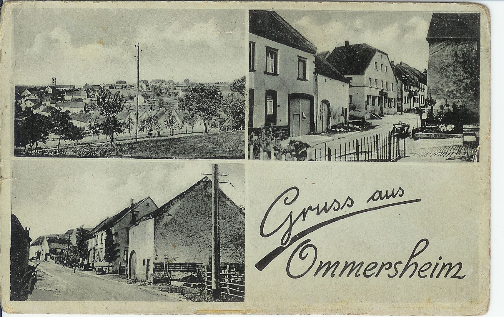 Ommersheim Historische Postkarten